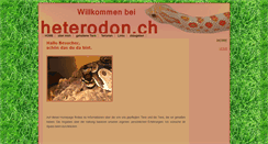 Desktop Screenshot of heterodon.ch